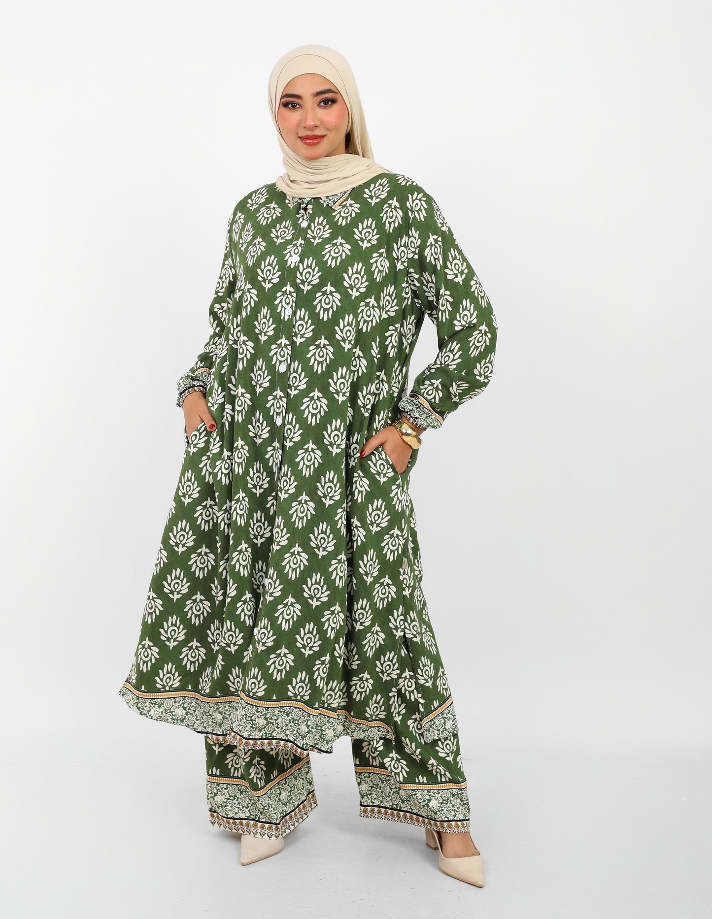 Dress Printed Set