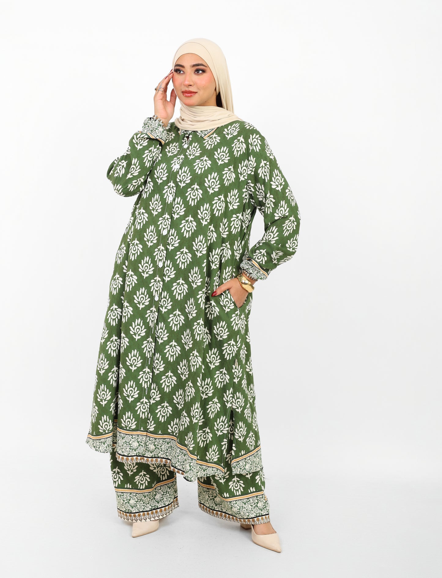 Dress Printed Set