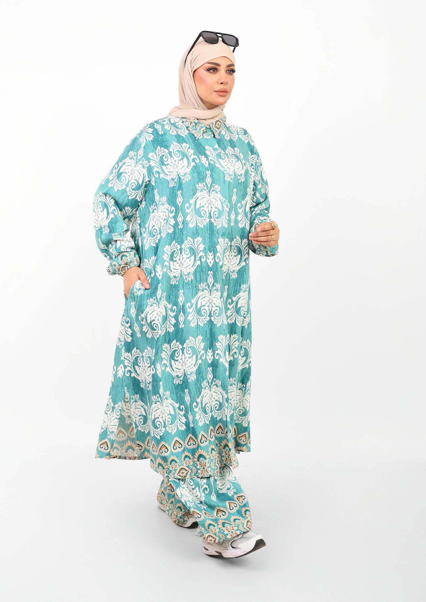 Dress Printed Set