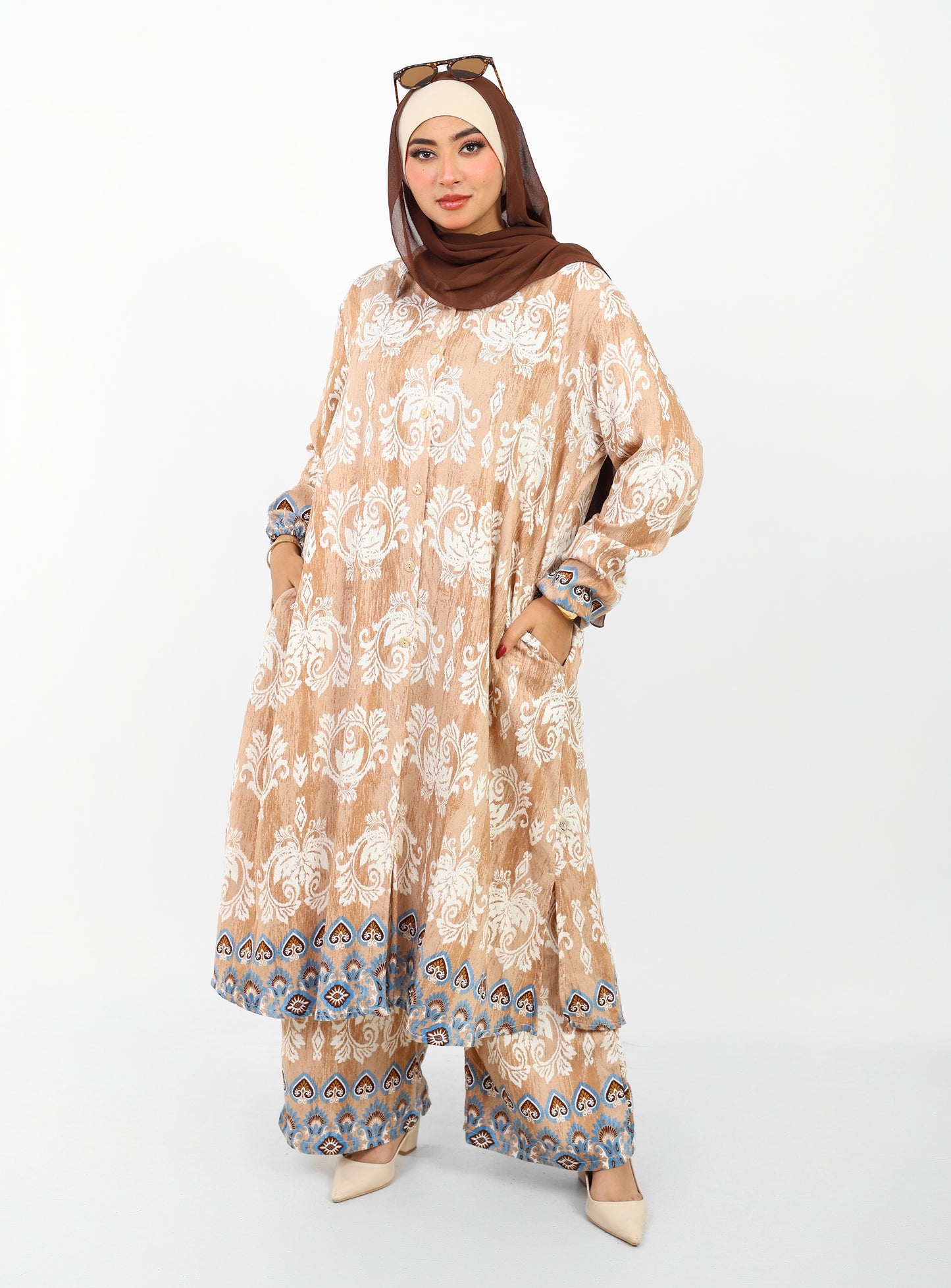 Dress Printed Set