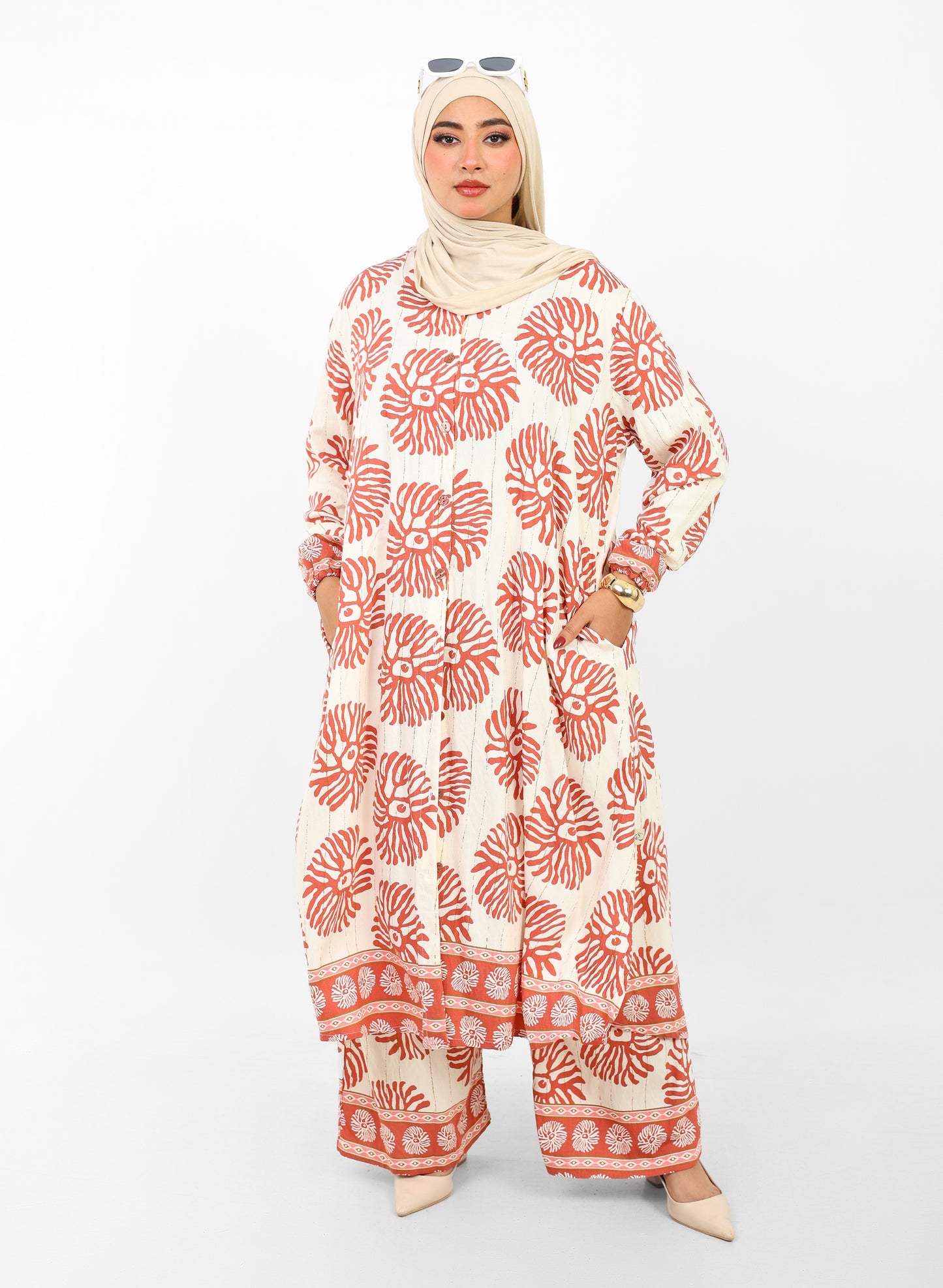 Dress Printed Set