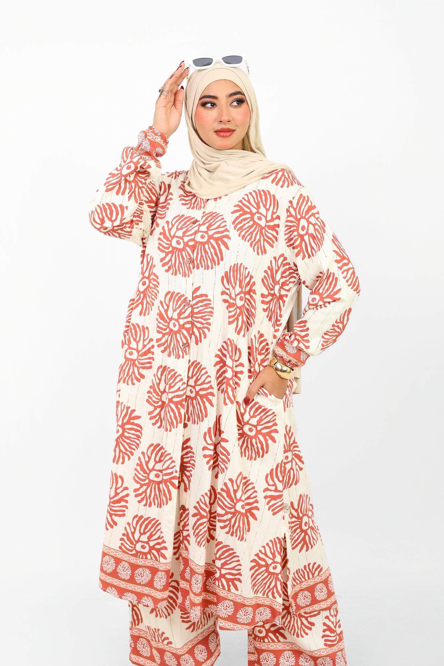 Dress Printed Set
