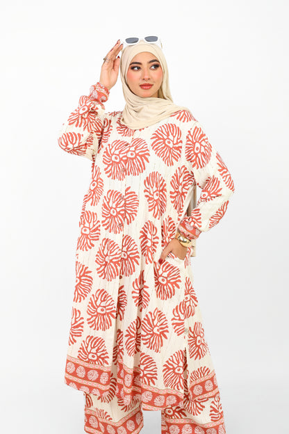 Dress Printed Set