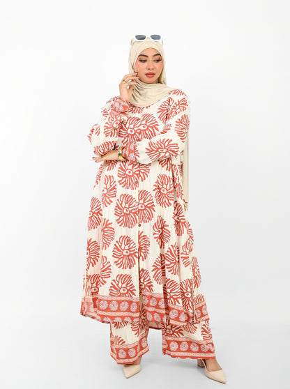 Dress Printed Set