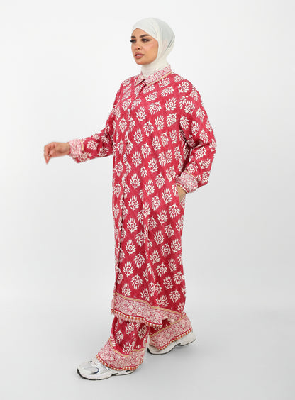 Dress Printed Set