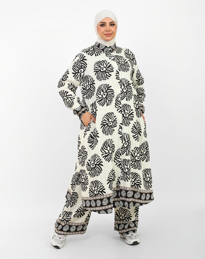 Dress Printed Set