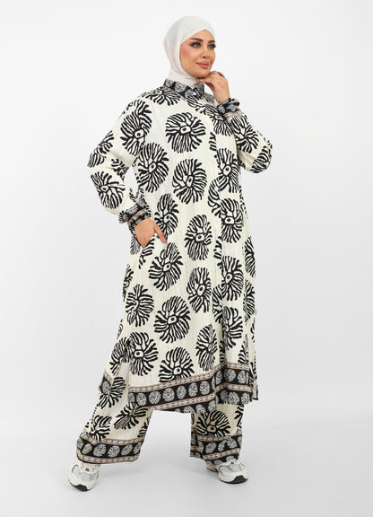 Dress Printed Set