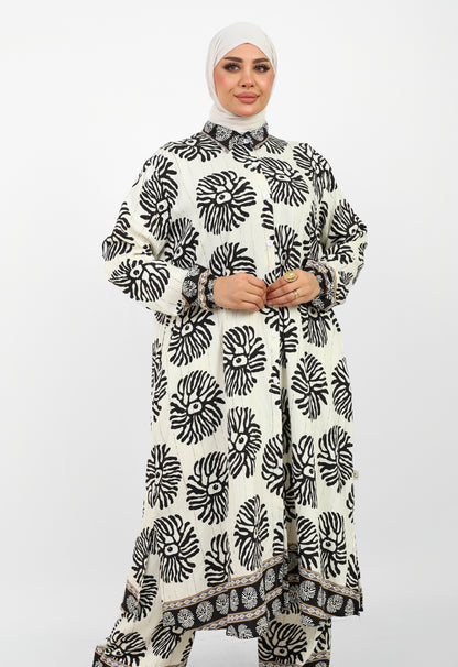 Dress Printed Set