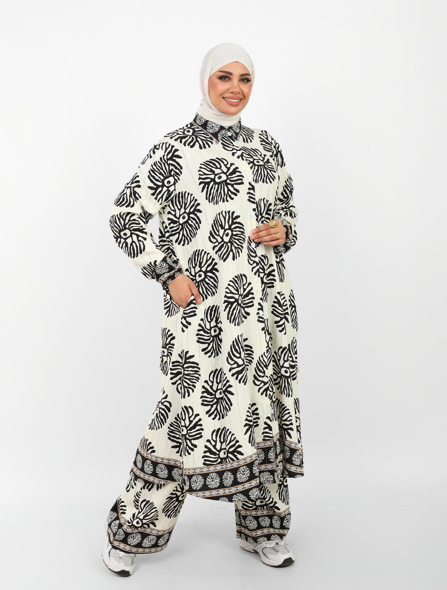 Dress Printed Set