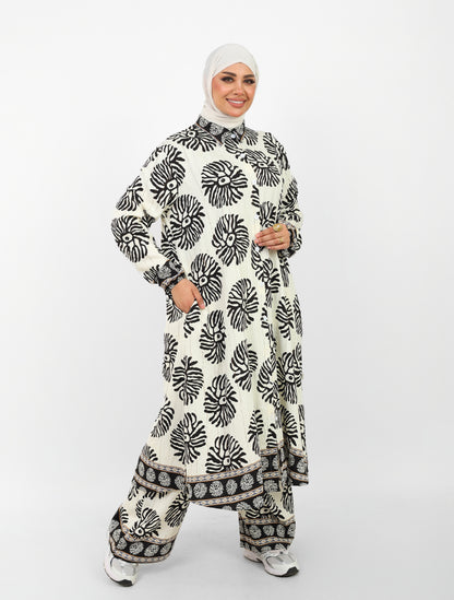 Dress Printed Set