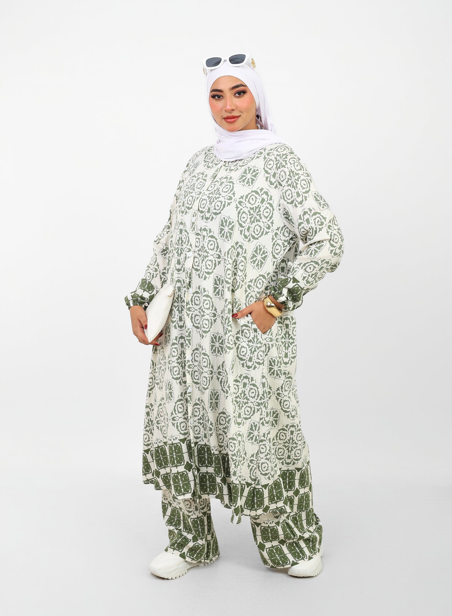 Dress Printed Set