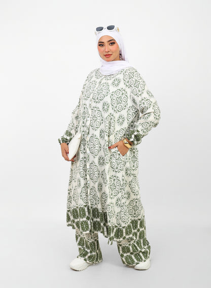 Dress Printed Set