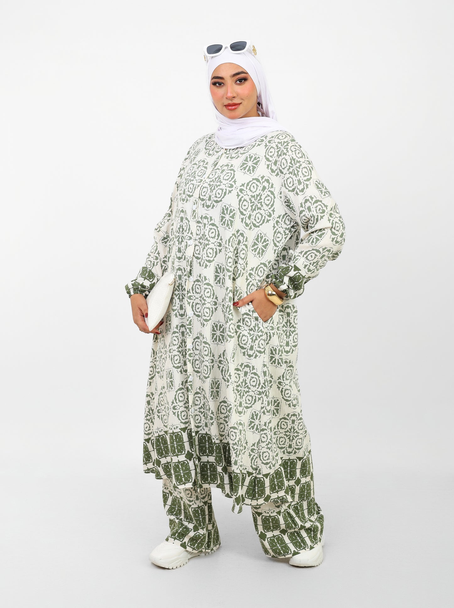 Dress Printed Set
