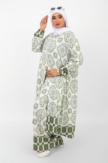 Dress Printed Set
