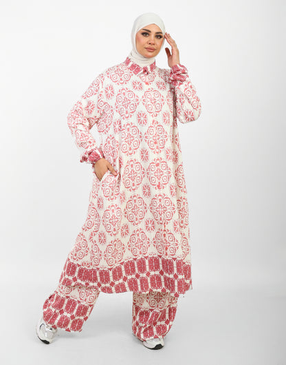 Dress Printed Set