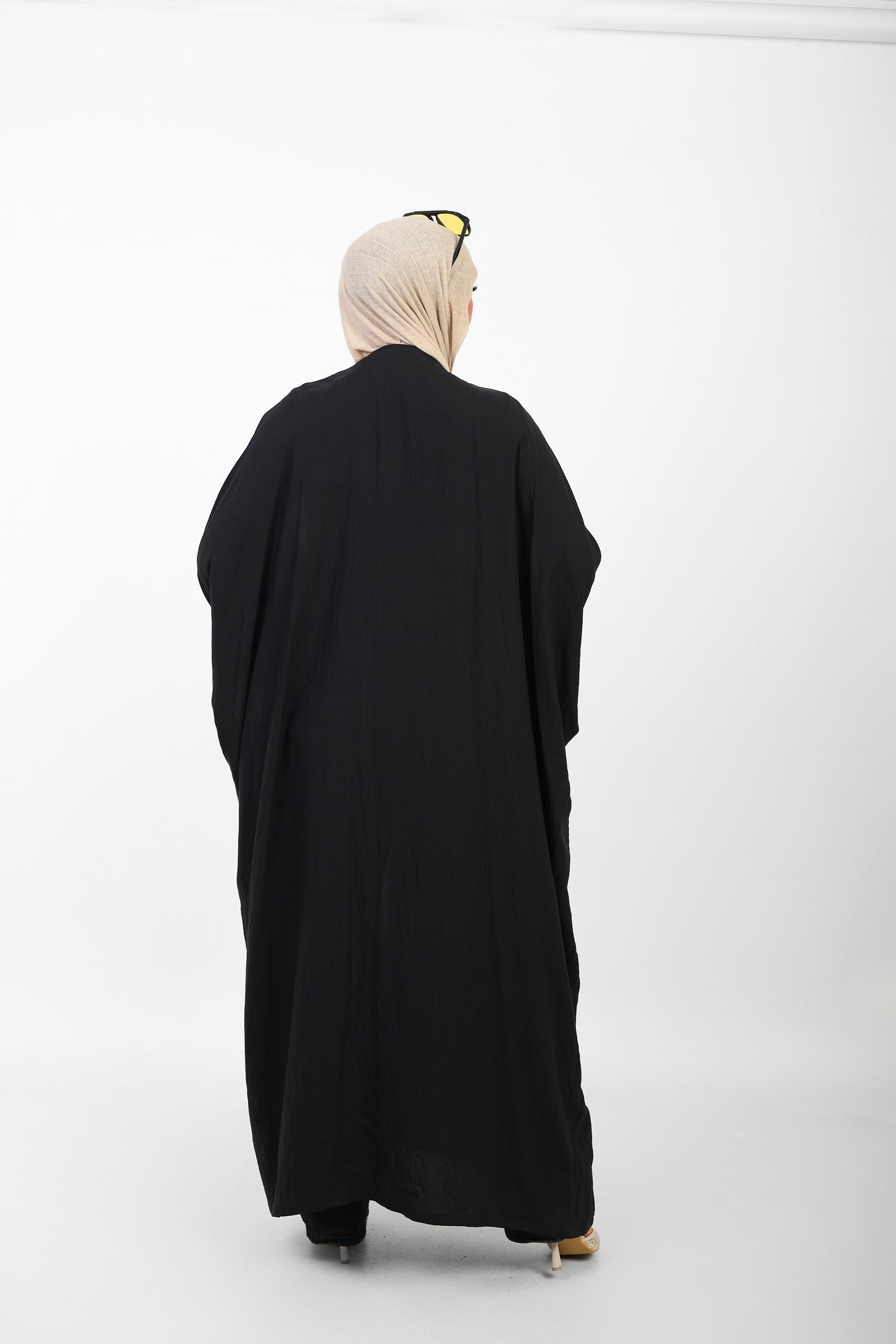 Multicolor Dress Open Abaya